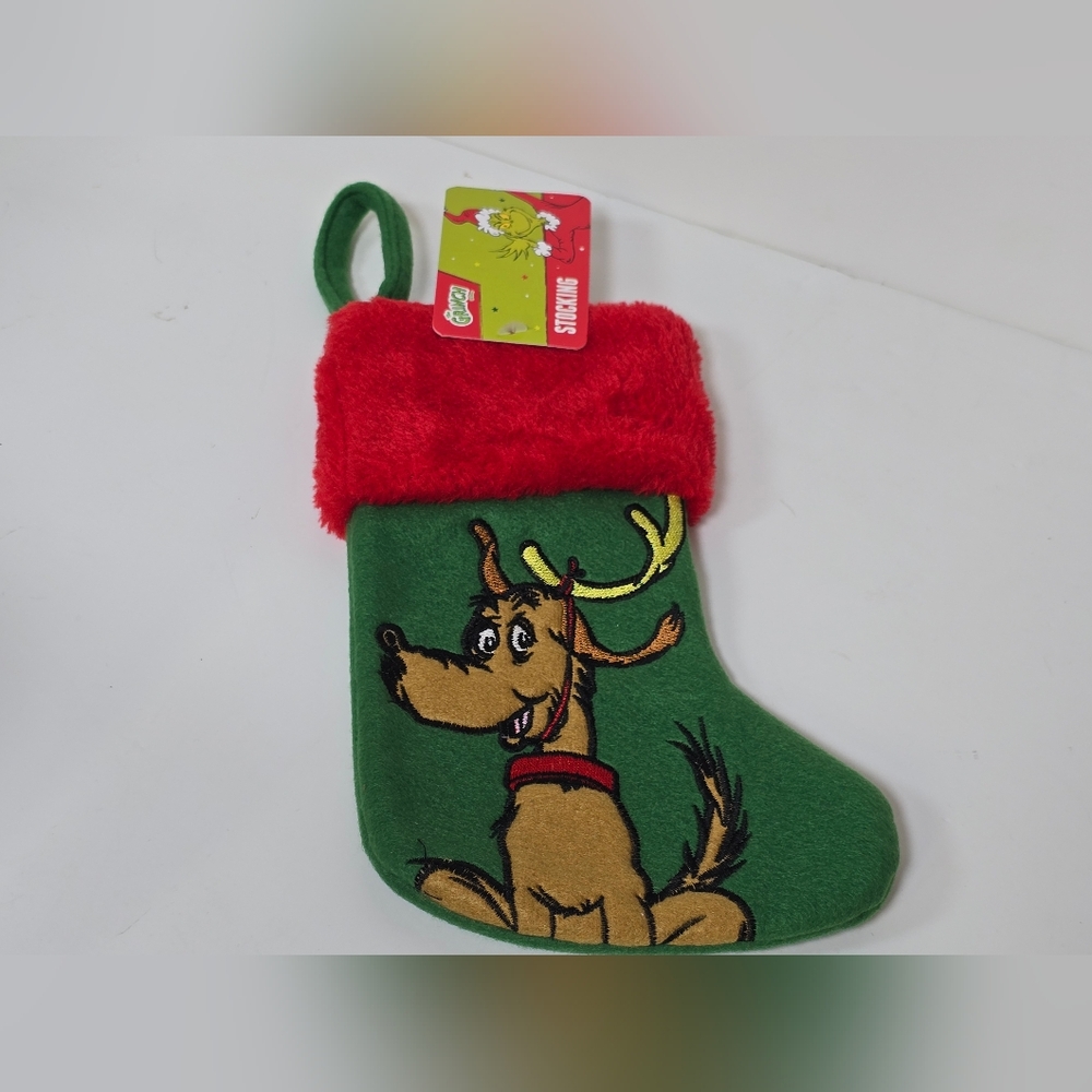 Dr. Seuss Max The Grinch Mini Stocking Nwt